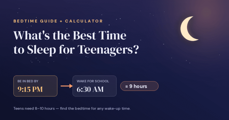 best-time-to-sleep-at-night-for-teenagers